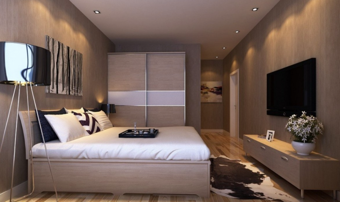 Mẫu thiết kế phòng ngủ đẹp với gam màu trung tính