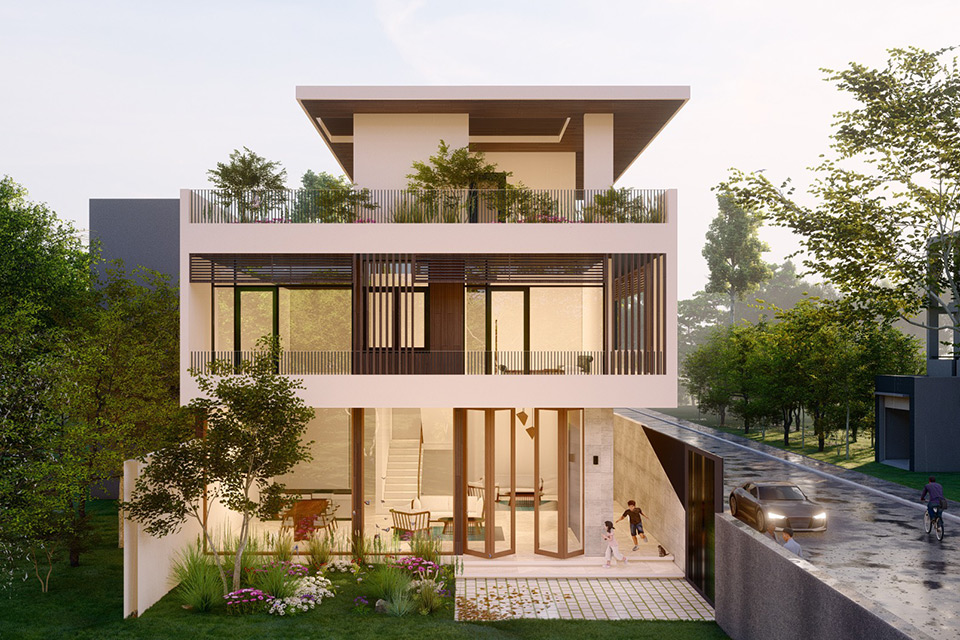 Mẫu biệt thự đẹp nhất, tối giản Quảng Ngãi Villa