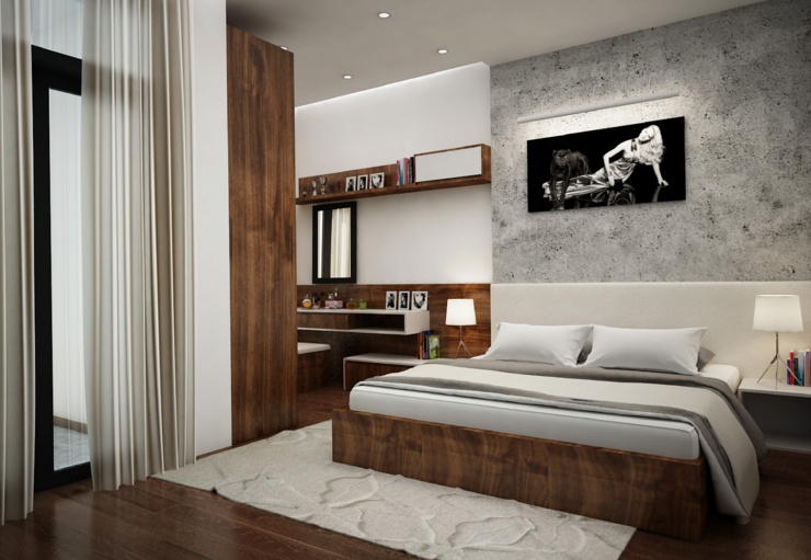Gỗ công nghiệp là gì? Mẫu thiết kế nội thất phòng ngủ từ gỗ công nghiệp