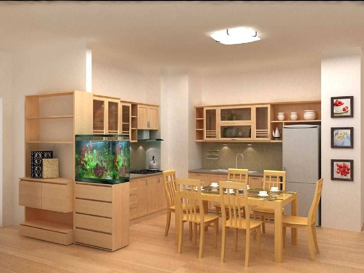 Thiết kế nội thất phòng ăn bằng gỗ sẽ mang đến cho ngôi nhà của bạn một phong cách hiện đại và gần gũi với thiên nhiên. Với những tấm ván gỗ thô thiển tạo nên không gian ấm cúng và đầy đủ tiện nghi cho một bữa ăn đoàn tụ.