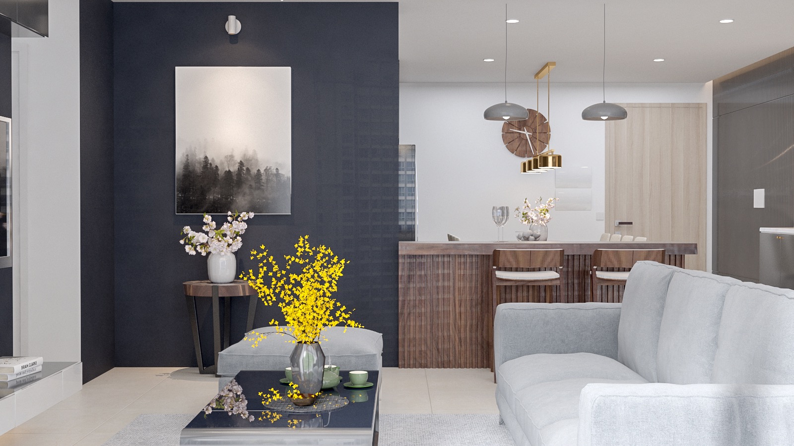 15 mẫu thiết kế nội thất phòng khách đẹp năm 2019