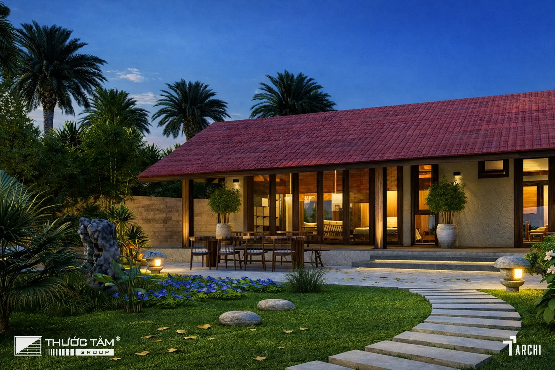 Ha's House đề cao sự kết nối giữa con người – không gian sống – cảnh quan tự nhiên.