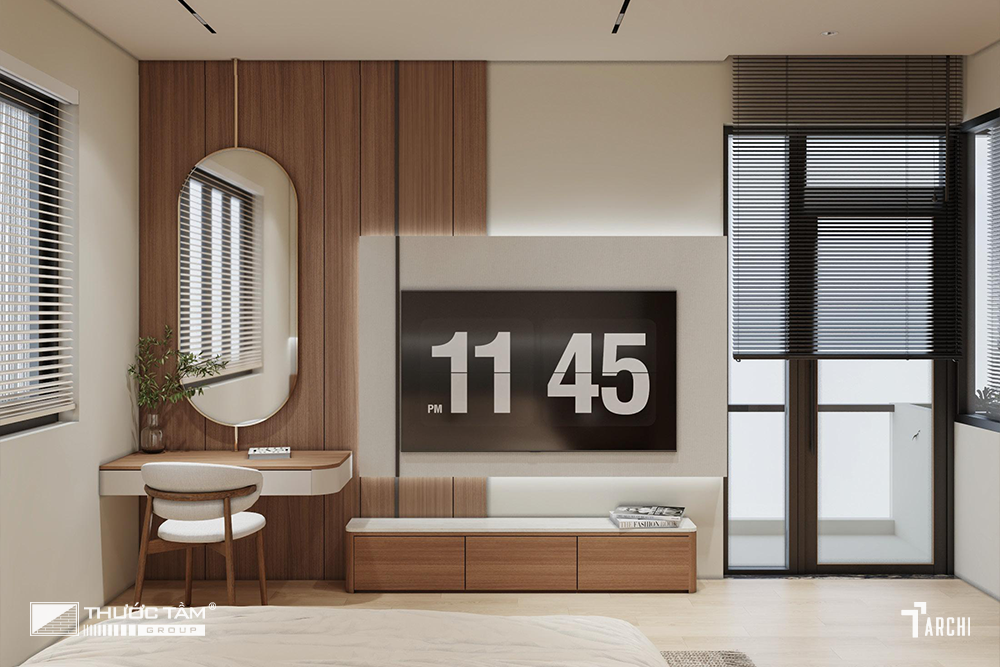 Ban công riêng giúp tối ưu ánh sáng tự nhiên.